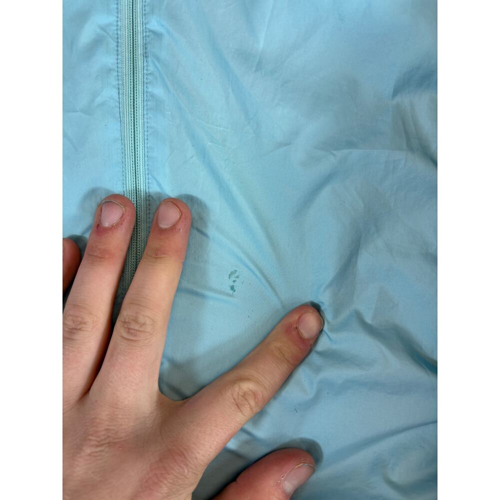 Marmot Windbreaker Jacket Womens XL Blue Lined Full Zip Hiking Outdoor Gorp - Picture 5 of 8